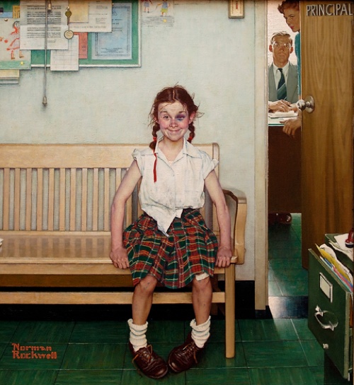 ROCKWELL_Norman_The_Young_Lady_with_a_Shiner_1953_Wadsworth_Athenaeum_source_Sandstead_d2h_01
